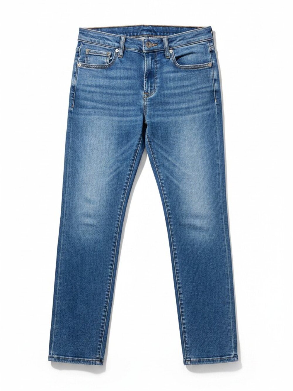 Lucky Brand Ava Mid Rise Skinny Ankle Jeans Size 10 / 30 Medium Wash Stretch